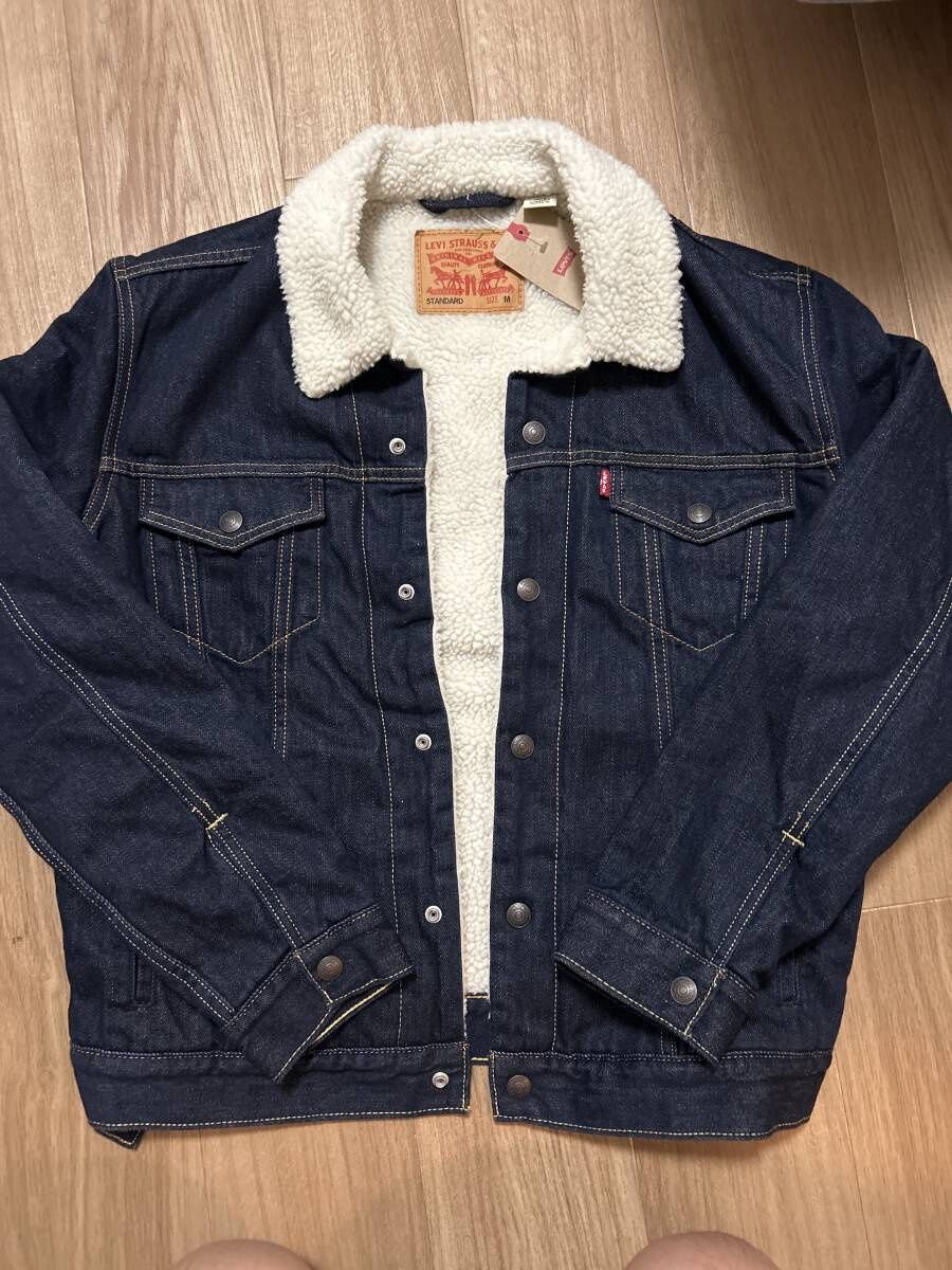 16365-0075 LEVIS SHERPA JACKET BLUE