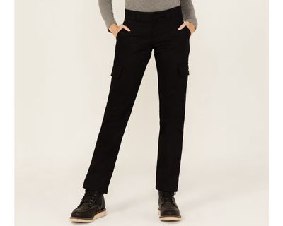 A85XTBLK WOMENS DICKIES CARGO PANT STRAIGHT