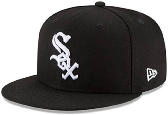 11591070  CHI WHITE SOX SNAP CAP BLK/WHT