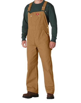 DB100RBD DUCK BIB OVERALL LIGHT BROWN