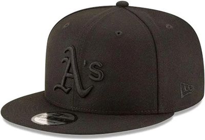 11591023  OAK ATH SNAP CAP BLK/BLK