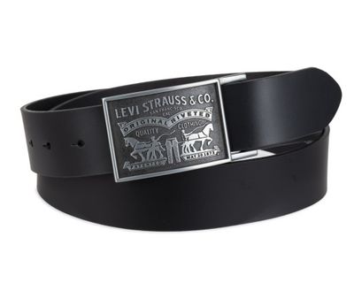 11LV0253  38MM BRIDLE MENS LEATHER BELT BLK
