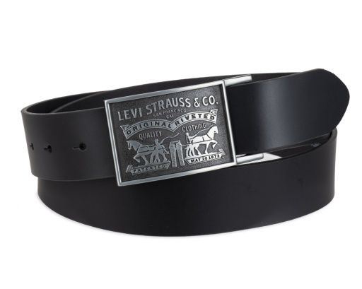 11LV0253  38MM BRIDLE MENS LEATHER BELT BLK, Colour: BLACK, Size: SM