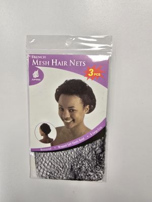 12018  MESH HAIR NETS 3PK