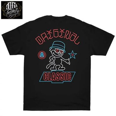 OG FAMILY NEON CAT TEE