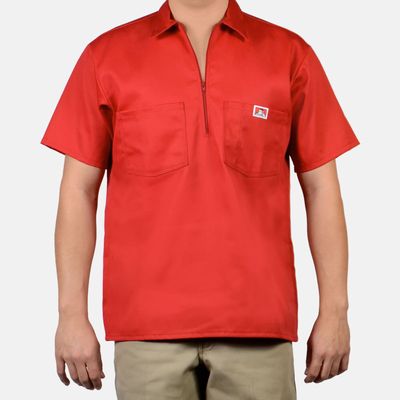129  BEN DAVIS RED S/S SHIRT