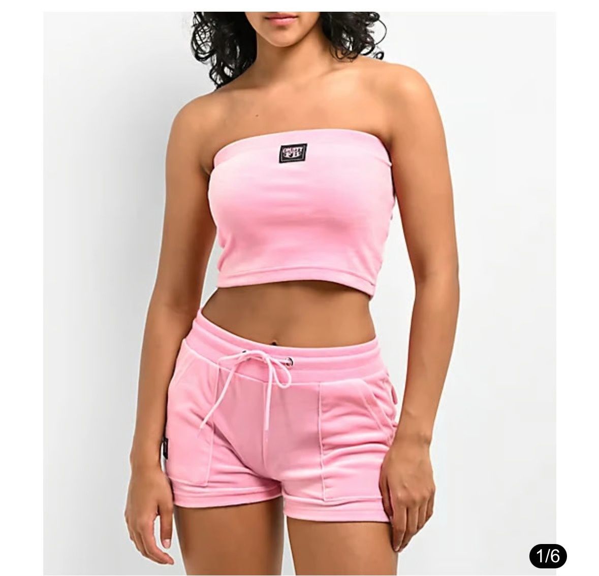 FB COUNTY VELOUR SHORT SET