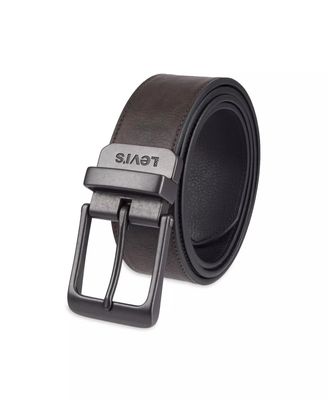 11LV02KX LEVIS REVERSABLE LEATHER BELT BLK/BRW