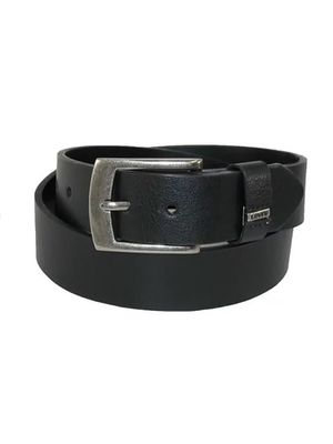 12LV0283 BOYS LEVIS BELT WITH LOGO BLK