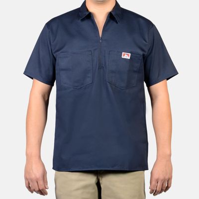 168  BEN DAVIS NAVY S/S SHIRT