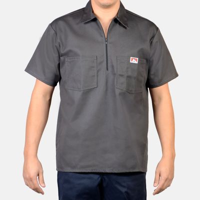 183  BEN DAVIS S/S CHARCOAL SHIRT