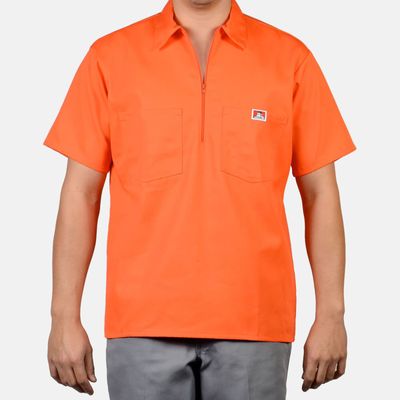 126  BEN DAVIS ORANGE S/S SHIRT