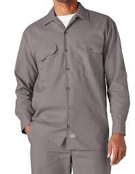 D5740SV  MENS L/S WORK SHIRT