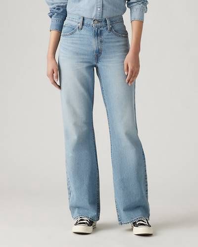 A8716-0002 94 BAGGY BOOTCUT WOMENS JEANS