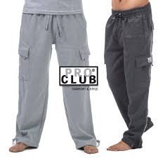 PRO CLUB HEAVY CARGO FLEECE PANTS
