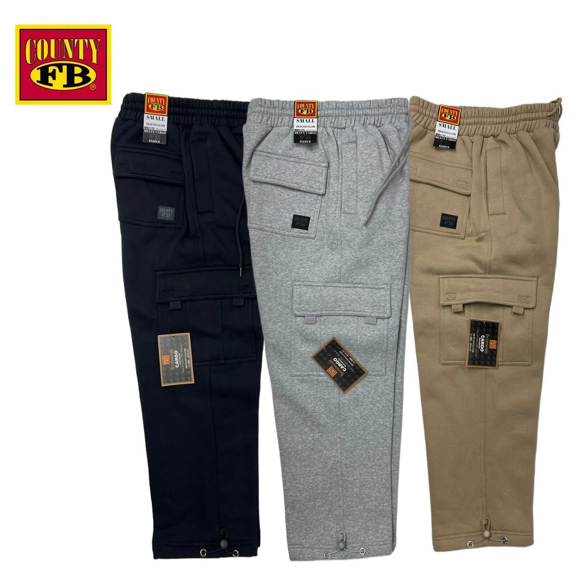 FB COUNTY CARGO SWEATPANTS