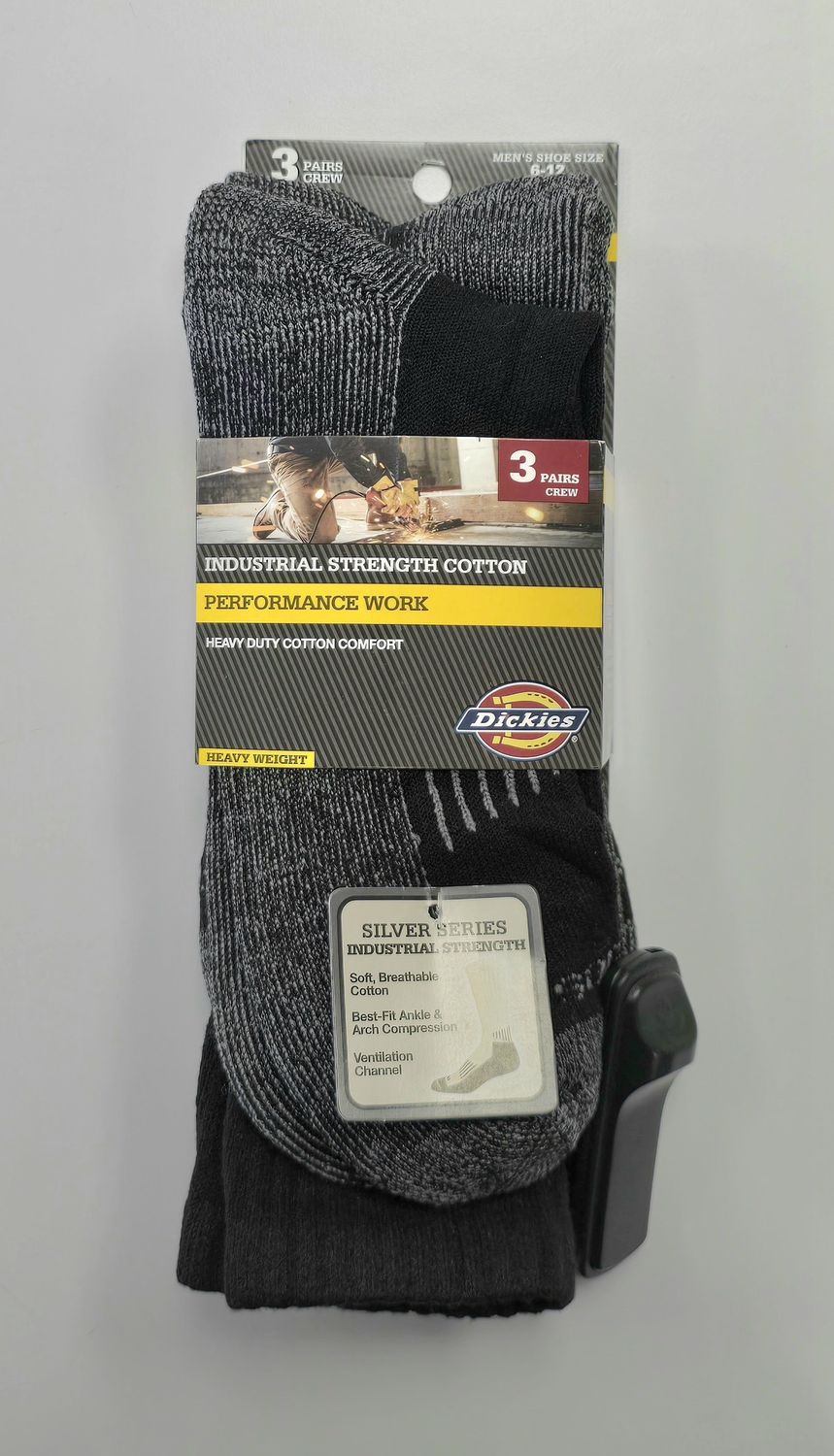 112180 DKS 3 PAIR PERFORMANCE WORK SOCKS