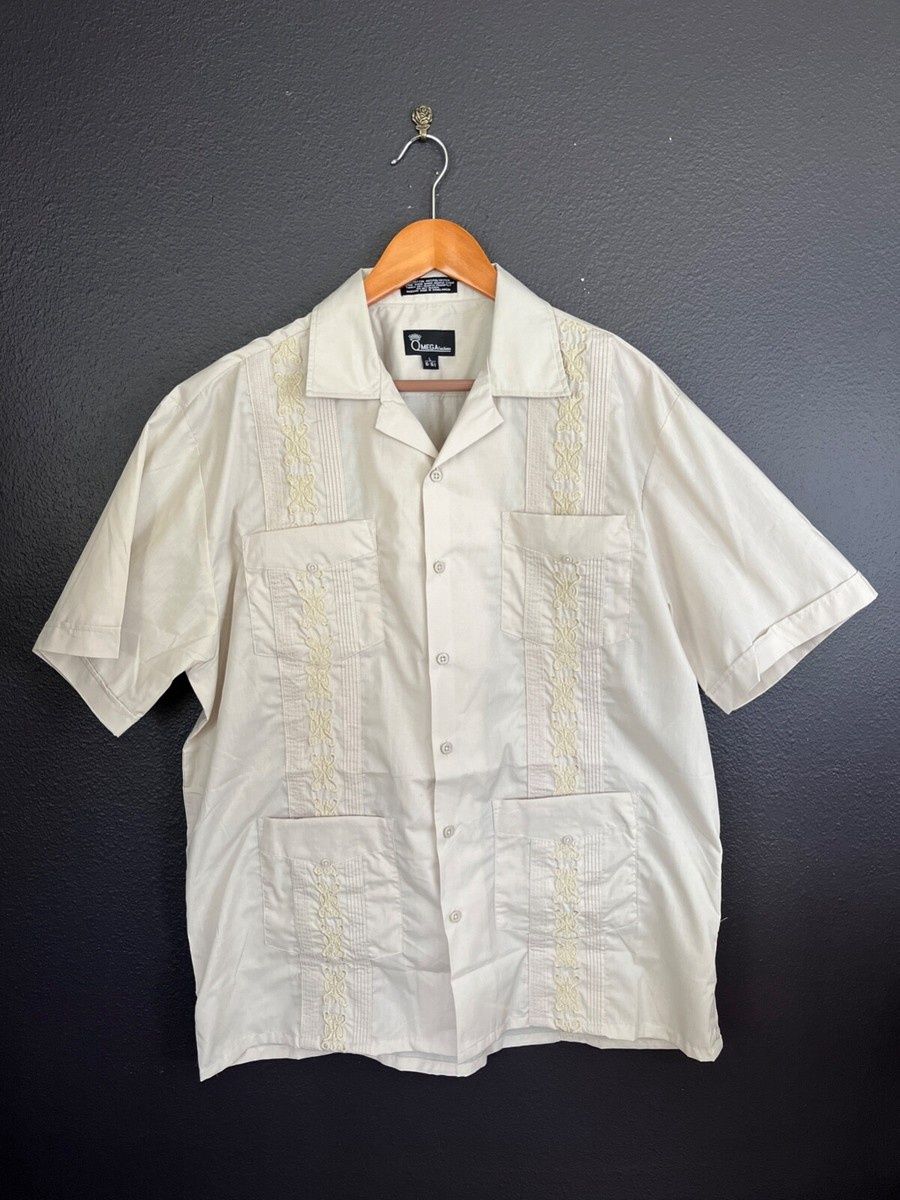 OMEGA GUAYABERA MENS SHIRT