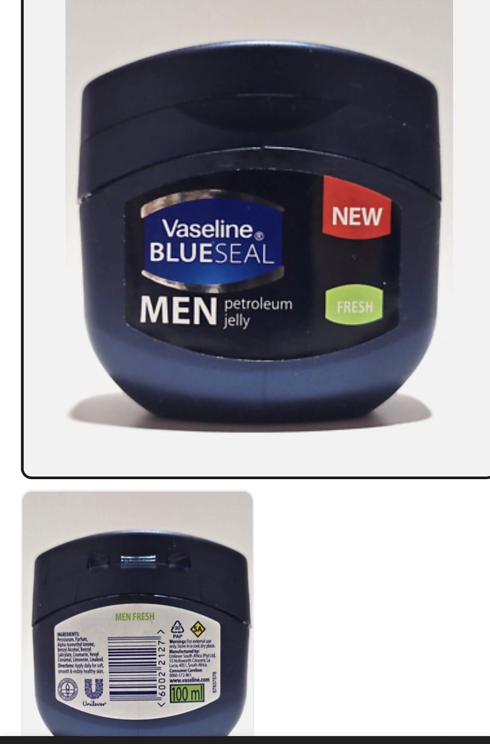 MEN VASELINE SMALL