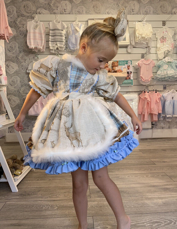 Winter Wonderland Puff Ball Dress