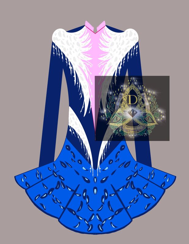 Custom Fitted Irish Dance Dress - Price On Application