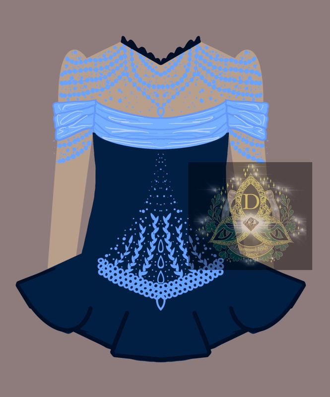 Custom Fitted Irish Dance Dress - Price On Application