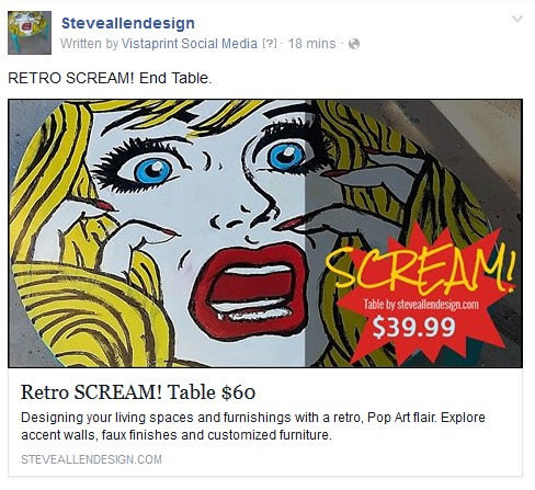 Retro Scream End Tables