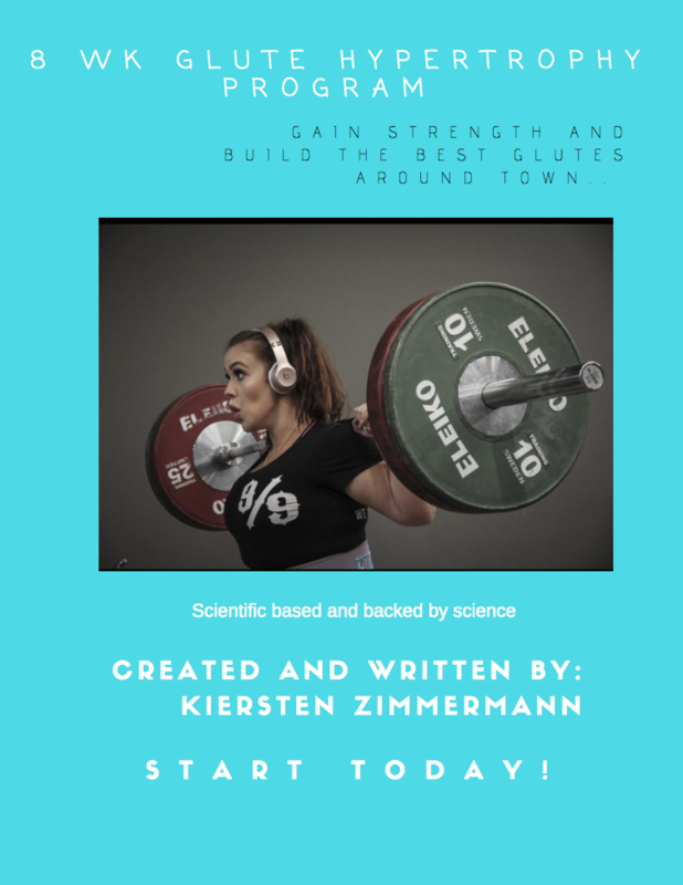 8 WK Glute Hypertrophy Program