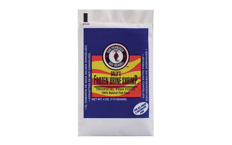 Brine Shrimp Fish Food 4 oz Flats