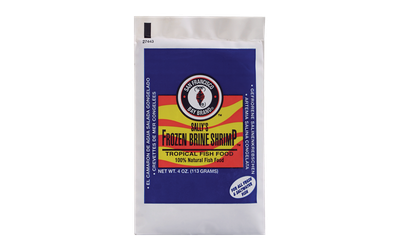 Brine Shrimp Fish Food 4 oz Flats