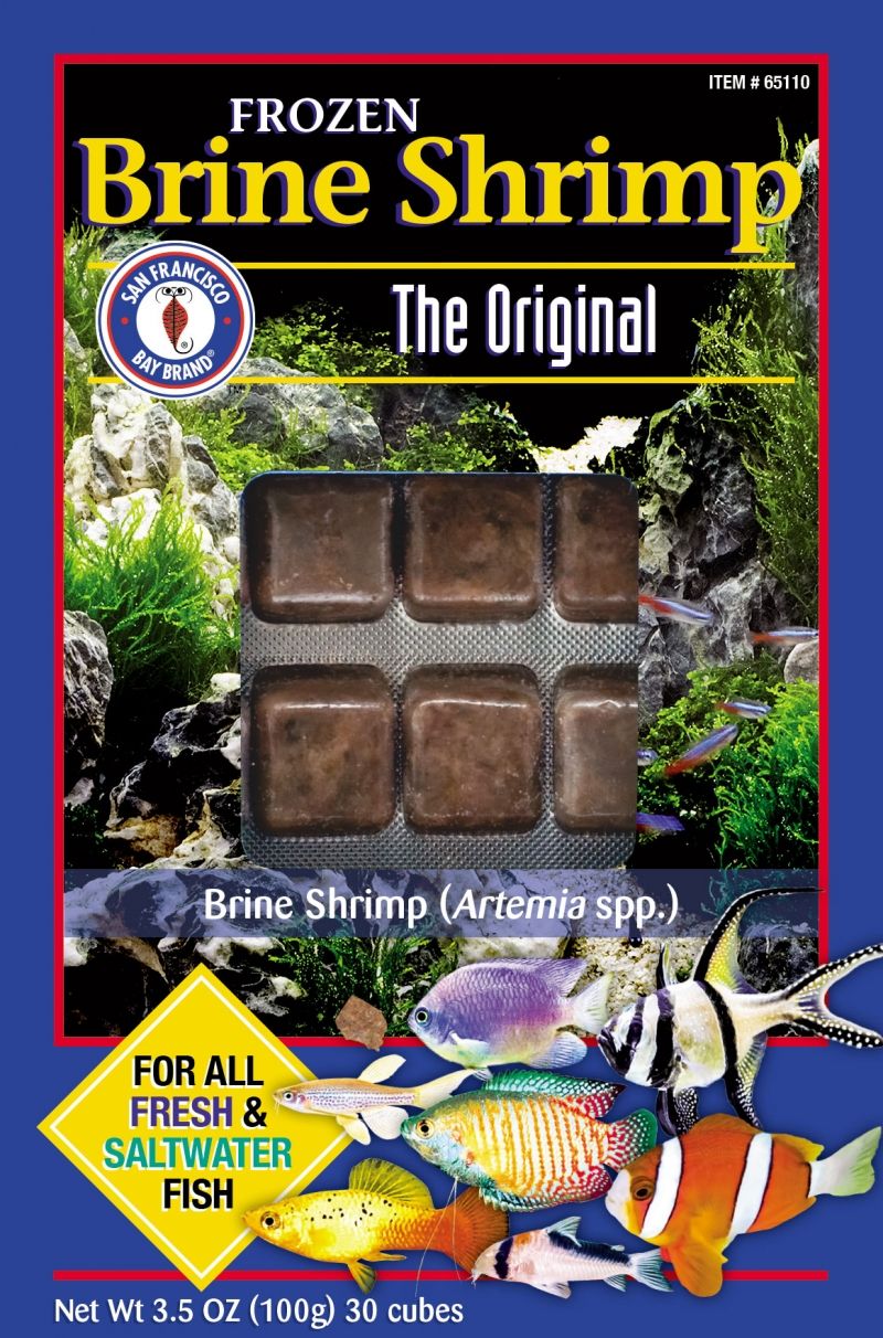 Brine Shrimp Fish Food (30 Cubes - 3.5 oz)
