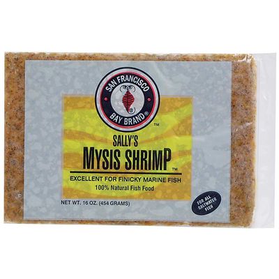 Mysis Shrimp Fish Food Flats 16 oz
