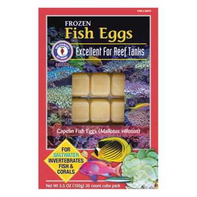 Fish Eggs Fish Food (30 Cubes - 3.5 oz)