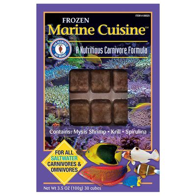 Marine Cuisine Fish Food (30 Cubes - 3.5oz)