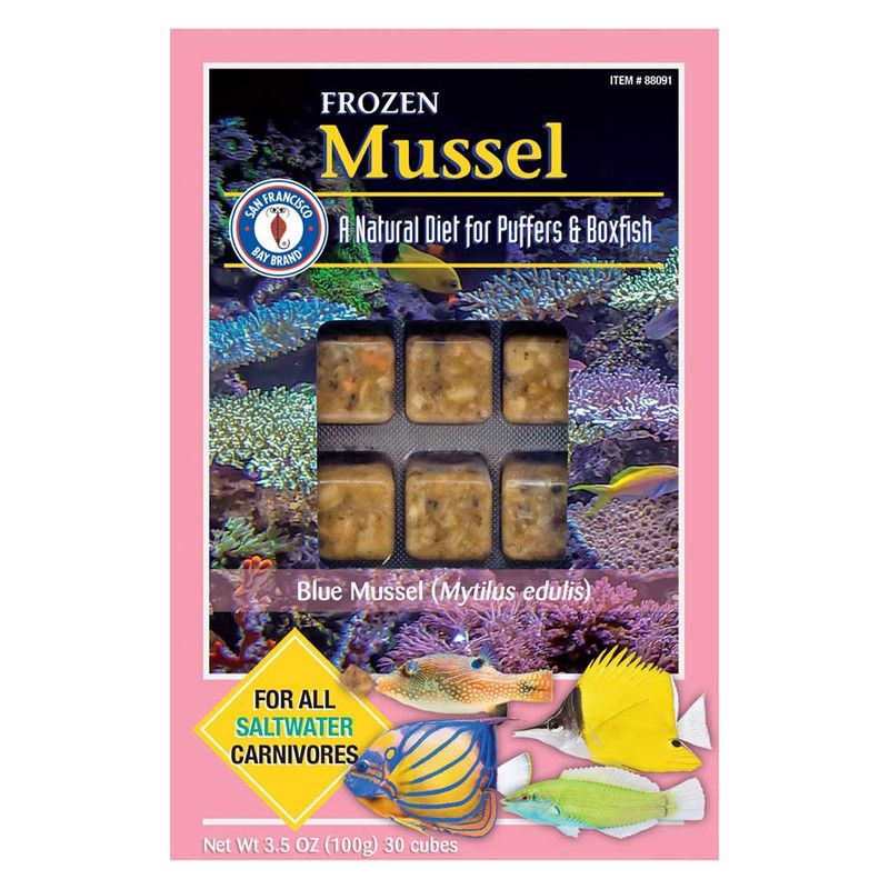 Mussel Fish Food (30 Cubes - 3.5 oz)