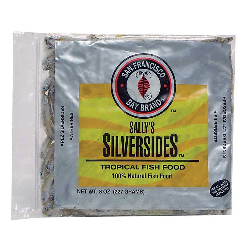 Silversides Fish Food Flats 8oz