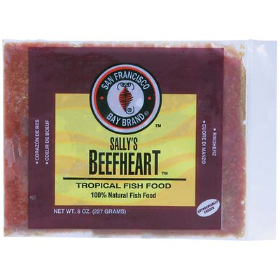 Beef Heart Fish Food Flats 8 oz