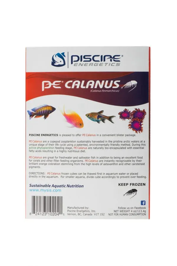 PE Calanus Fish Food Cubes 4 oz