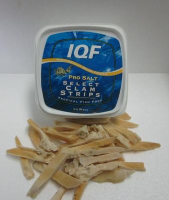 Pro Salt IQF Clam Strips Fish Food 5 oz