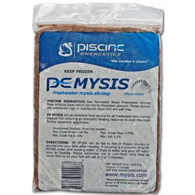 PE Mysis Shrimp Fish Food Flats 16 oz