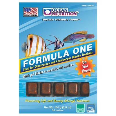 Formula 1 Fish Food (35 Cubes - 3.5 oz)