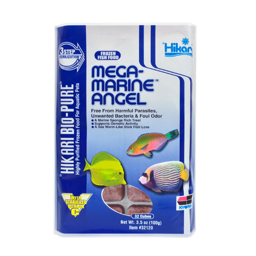 Mega Marine Angel Fish Food (32 Cubes - 3.5 oz)