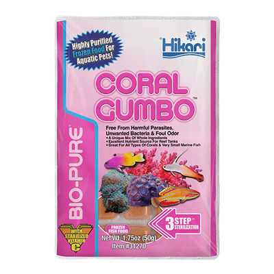 Coral Gumbo Fish Food (40 Cubes - 1.75 oz)