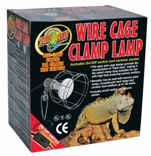 ZooMed Wire Cage Clamp Lamp