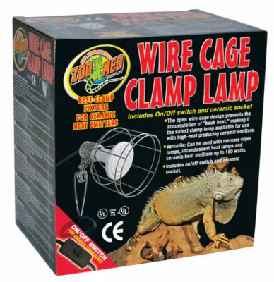 ZooMed Wire Cage Clamp Lamp