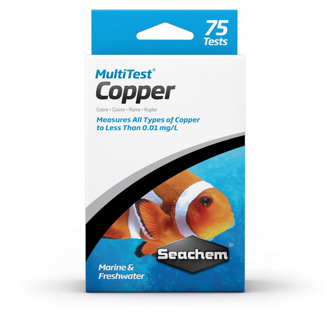 Seachem Multi Copper Test Kit 75 ct