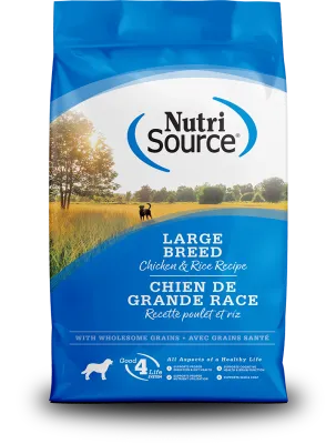 NutriSource Large Breed Chicken &amp; Brown Rice Dog Food 26lb