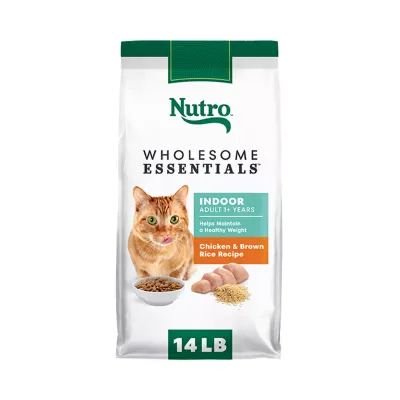 Nutro Indoor Chicken &amp; Brown Rice Cat Food 14lb