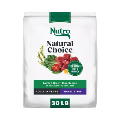 Nutro Small Bites Adult Lamb &amp; Rice Dog Food 30lb