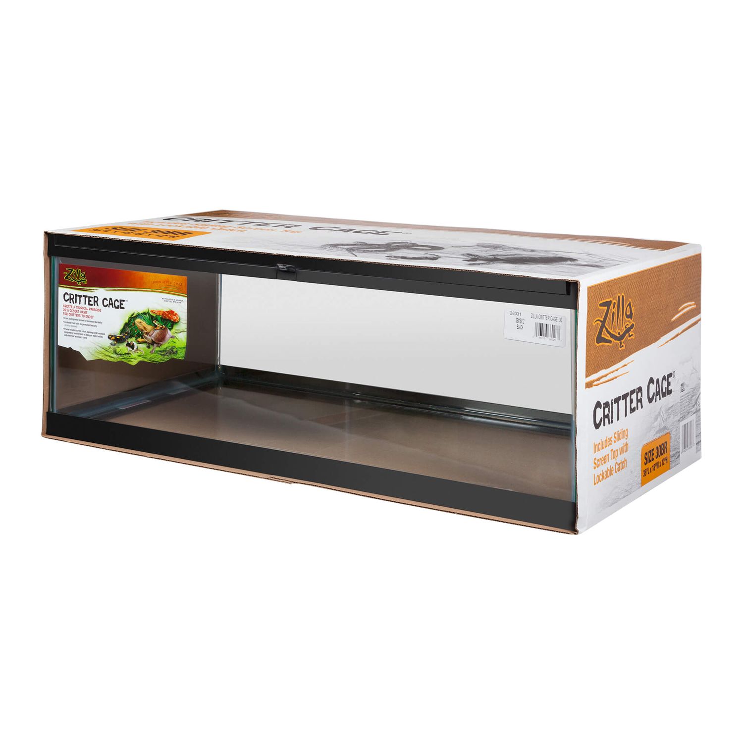 Zilla Critter Cage 30 Gallon 36x18x12
